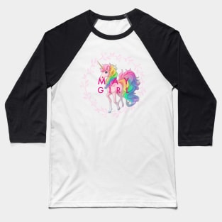 May girl unicorn Baseball T-Shirt